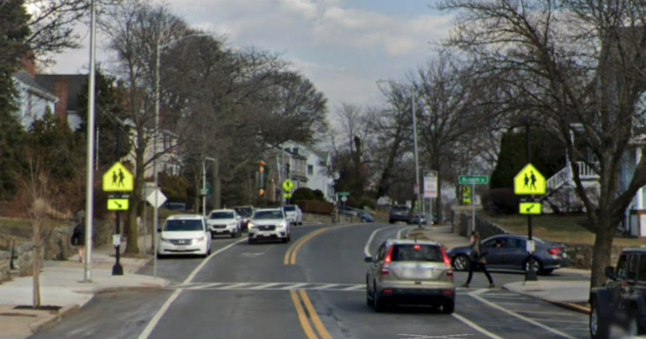 High St and Auburn St Crosswalk